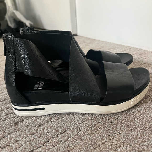Eileen Fisher — Sport Tumbled Leather Sneaker Sandal - Picture 1 of 6